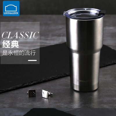 乐扣乐扣大容量定制刻字保温杯