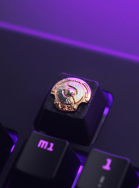 DOTA2刀塔游戏周边不朽盾冠军盾锌铝合金属机械键盘键帽TI9 键石