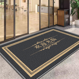 商铺地垫自由裁剪防摔商用丝圈防滑免洗防潮塑料室外轻奢防水