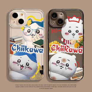 毛绒chiikawa适用华为mate60pro手机壳pura70荣耀200女nova12新款 90透明p50可爱80乌萨奇11吉伊40小八30