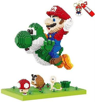 GREEN BRAIN Mario Toys  Dive into Mario Wonder  Perfect Birt