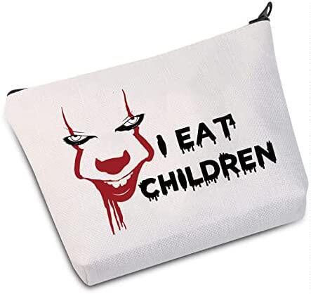 funny halloween makeup bag i eat children cosmetic bag hallo