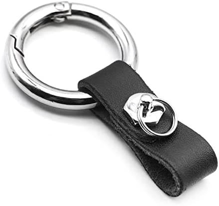 key chain car key clip quick release leather car keychain fo