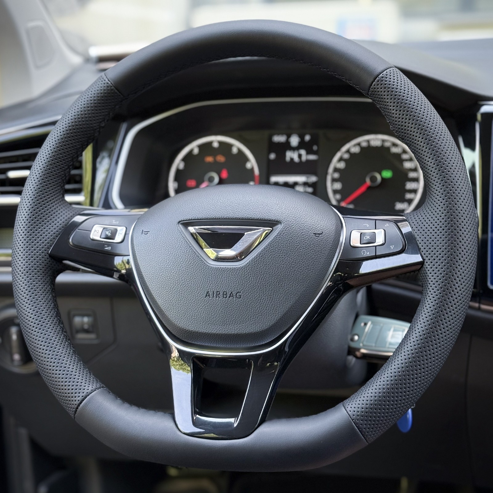 大众捷达vs5 vs7 VA7 VA3 vs8专用手缝方向盘套