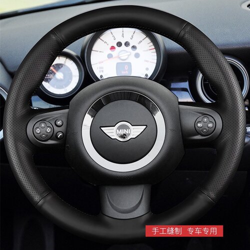宝马方向盘套真皮手缝迷你Mini POADSTER PACEMAN COUPE  把套