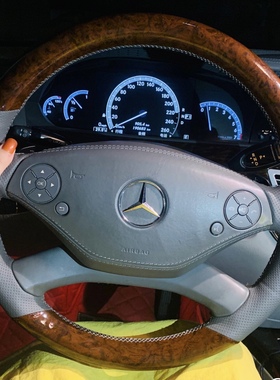 老款奔驰S级CL级S300S350S400S500S250S320S600L真皮手缝方向盘套
