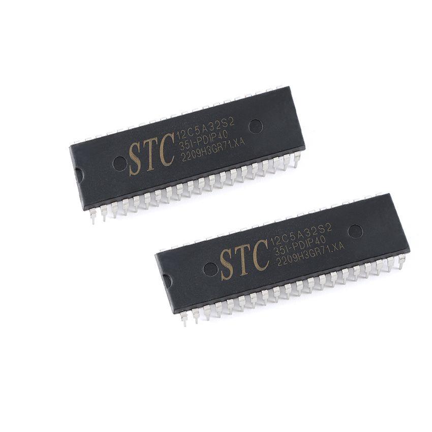 原装正品12C5A32S2-35I-PDIP40 1T 8051微处理器单片机芯片