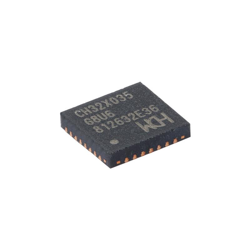 原装正品 CH32X035G8U6 QFN-28 RISC-V内核 32位微控制器-MCU