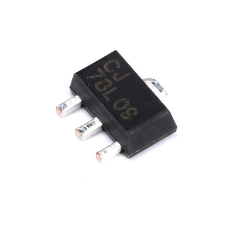 原装正品 CJ78L09 3% SOT-89 0.1A/9V/0.5W 线性稳压电路芯片 5只
