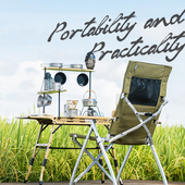 OnwaySports二单元 IGT桌户外露营折叠桌战术轻量便携野餐烧烤桌子