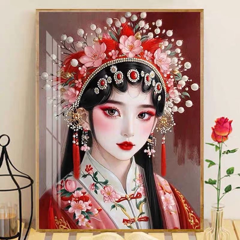 满钻京剧戏曲花旦diy新款国潮