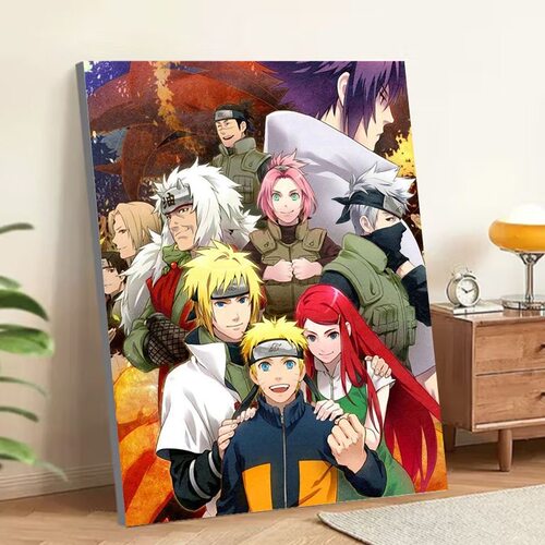 火影忍者钻石画满钻新款手工diy