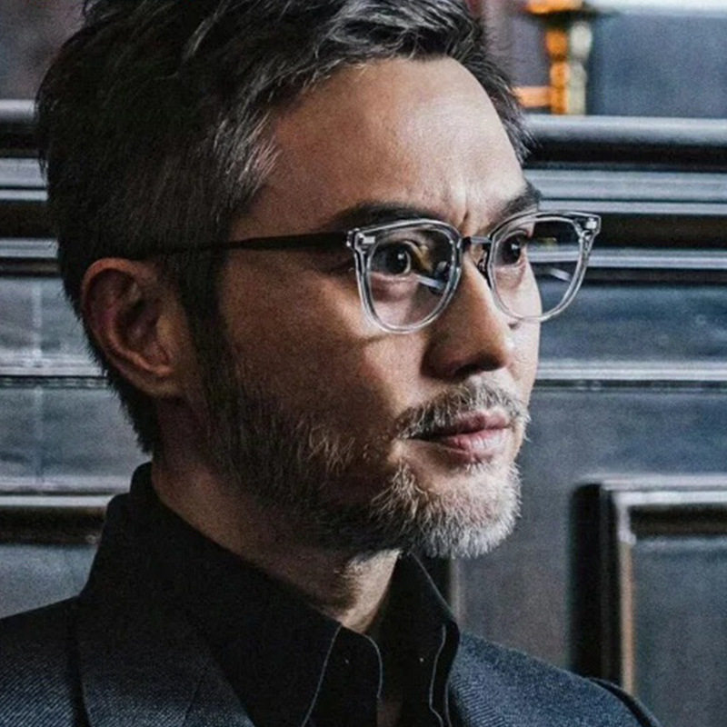 Z永张智霖日系复古纯钛眼镜架