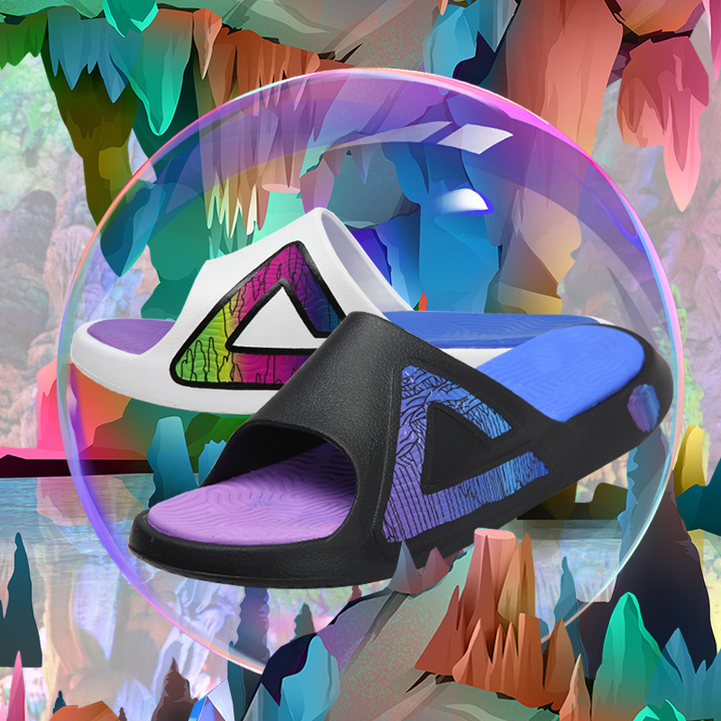 匹克男女一字拖户外运动拖鞋