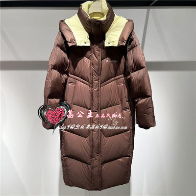 A3ACE4423 女装2024冬艺术绗缝长款羽绒服A3ACE4423H8