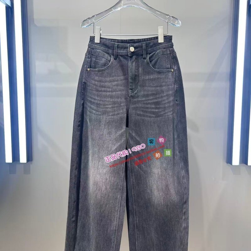 A1HAF3367 女装2025秋专柜正品新款牛仔长裤A1HAF3367J5-599