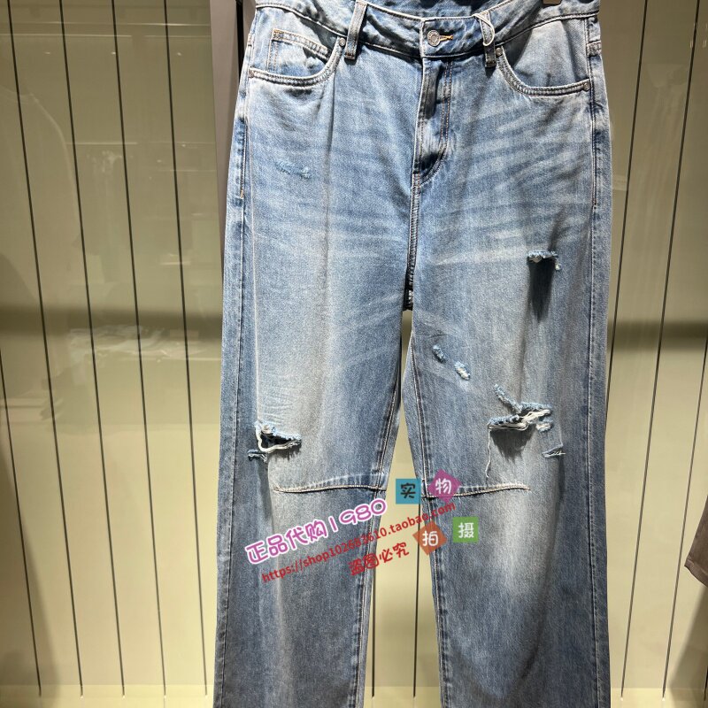 阔腿牛仔裤G26X052038264-749