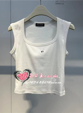 A1CQE3205 女2024秋马蹄领针织背心A1CQE320577/A1CQE320581