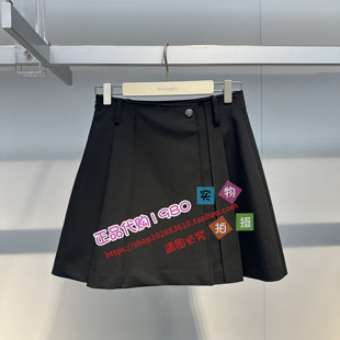 A1GEE2131太平鸟女装2024夏专柜正品高腰西装半裙A1GEE213189