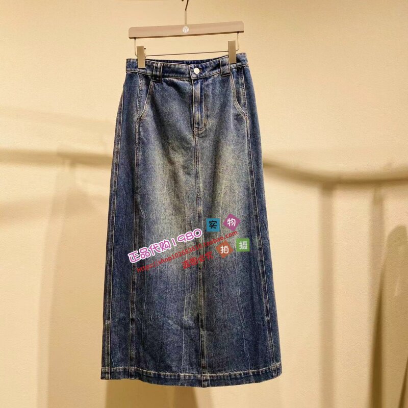 NUTS那时女装专柜正品国内代购2026夏水洗牛仔半裙 7220612A1-599图片