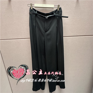 通勤天丝阔腿裤 2024夏专柜正品 A1GBE232689 女装 A1GBE2326