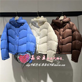 三线波浪衍缝短款 A1ACE431T女装 2024冬正品 泡芙羽绒服A1ACE431TH8