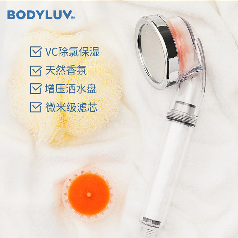 bodyluv韩国滤芯净水除氯花洒图片