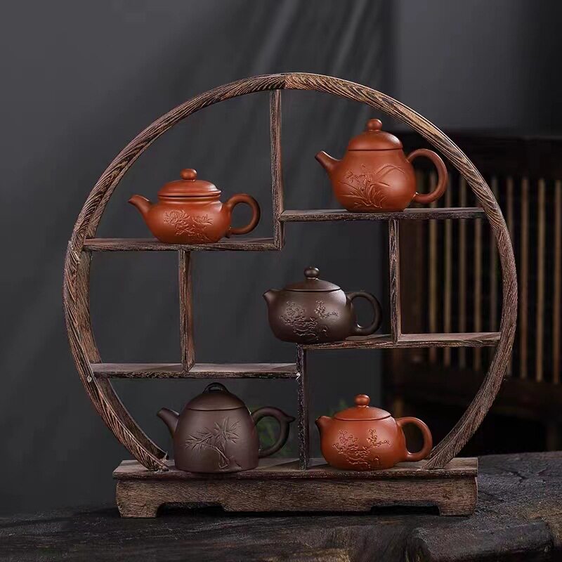 迷你紫砂掌中壶茶宠摆件精品小茶