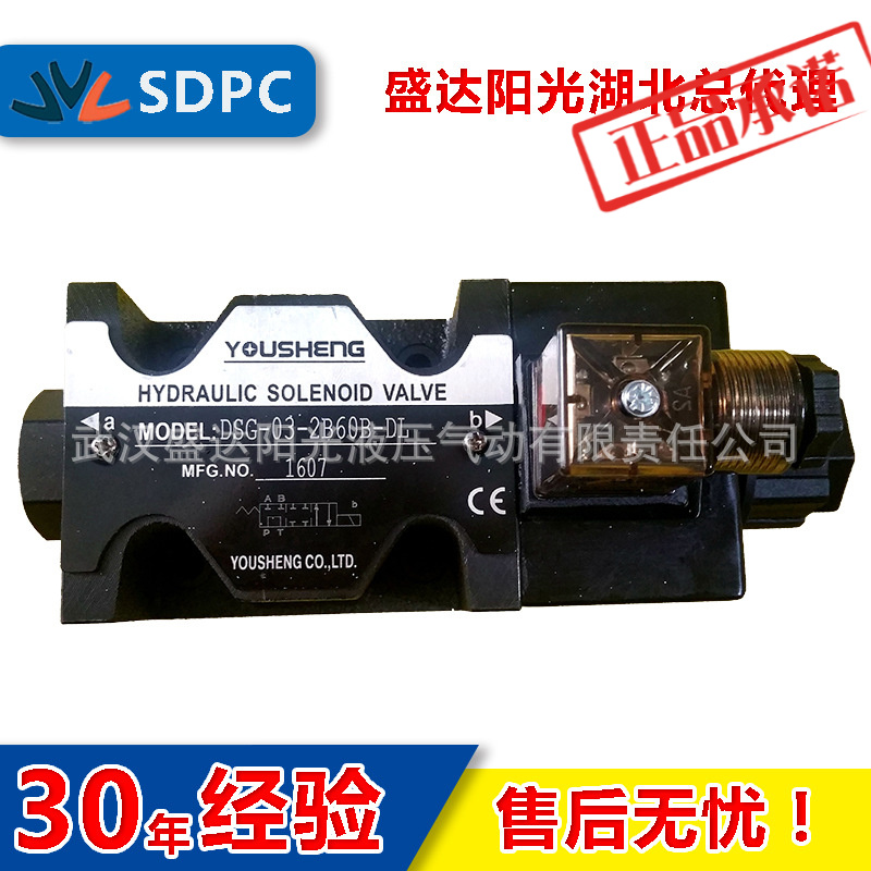 ㊣油研 广东 浙江 宏泰 DSG-03-2B40B 液压电磁换向阀 二位四通