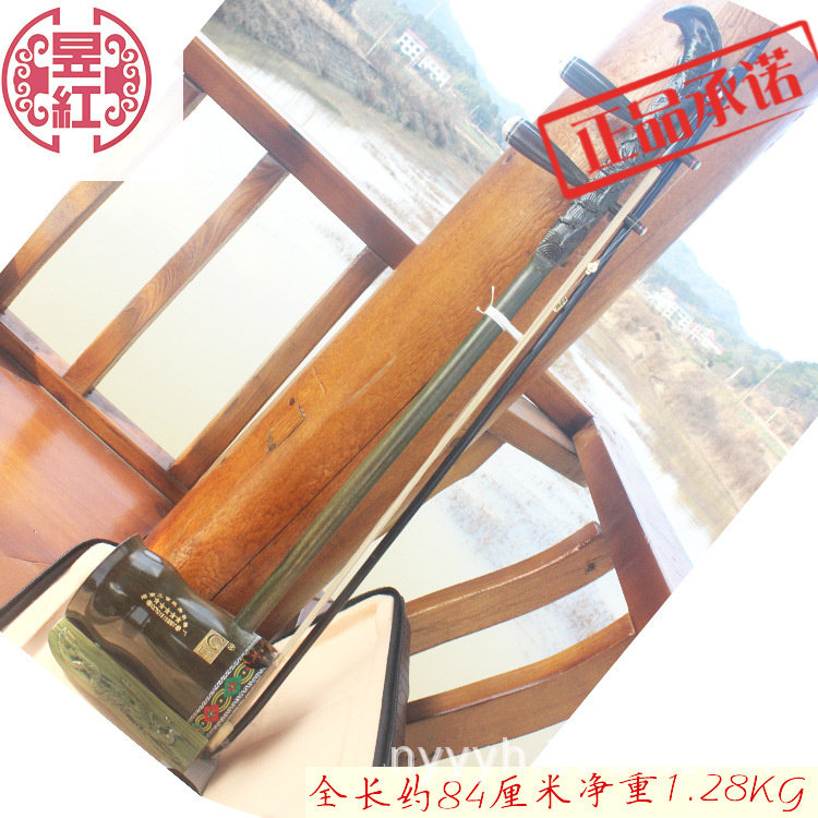 ㊣厂价绿檀花鼓大筒二胡乐器 专业演奏型花鼓戏大筒 配礼盒