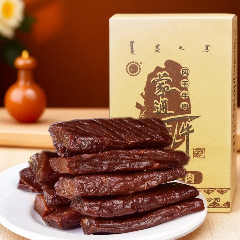 蒙通旺牛风干牛肉干500g手撕散装称重独立装零食小吃内蒙古特产
