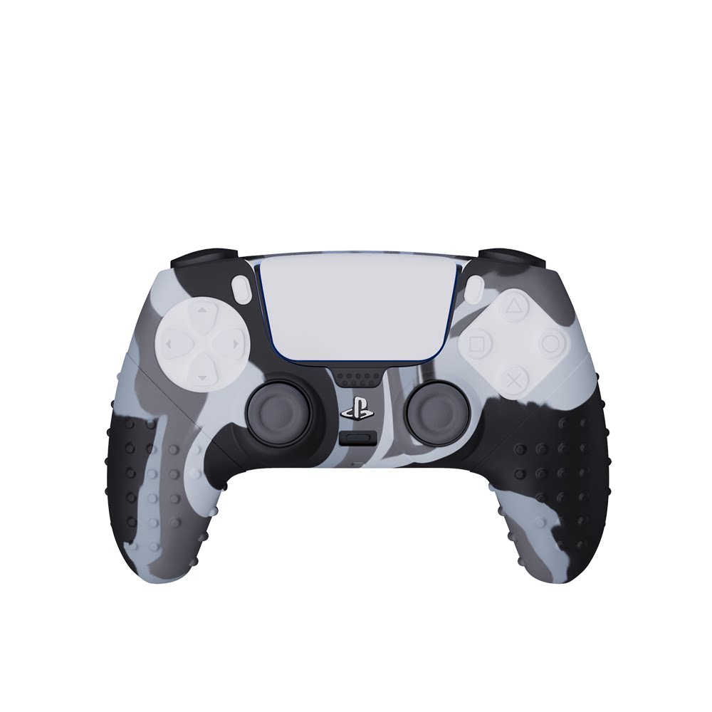 플래시 폭스 오리지널 PS5 무선 게임 컨트롤러 실리콘 커버 보호 커버 PS5 로커 미끄럼 방지 증가 키캡 보호 커버