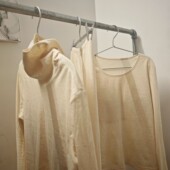 木棉保暖打底背心秋衣秋裤 自带胸垫