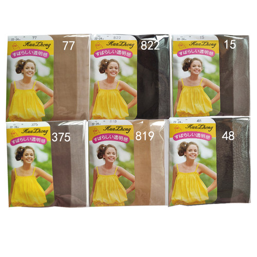 华钟超薄包芯丝防臭耐穿短丝袜夏