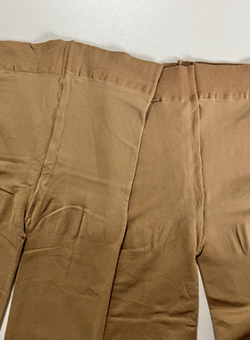 华钟袜子外贸原单日单50D天鹅绒连裤袜半透肤色丝袜防勾丝春秋款