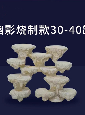 幽影造景烧制款海缸珊瑚缸303540缸造景培菌珊瑚造景鱼缸装饰