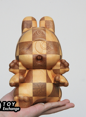 【玩具交易所】ABAO木兔子 WOODEN RAABIIT LIMITED EDITION公仔