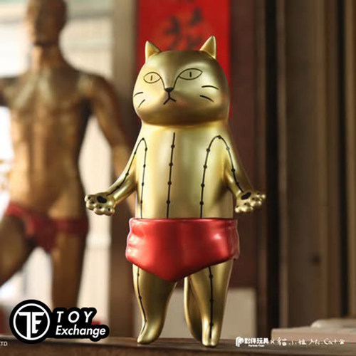 【玩具交易所】现货伙伴玩具中医十八铜猫大号潮玩公仔摆件礼物