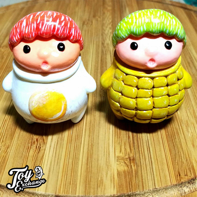 大腹荷包蛋玉米衣工读生公仔