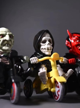 【玩具交易所】预售PLANET X恐怖三轮车SOFUBI僵尸魔鬼死神公仔