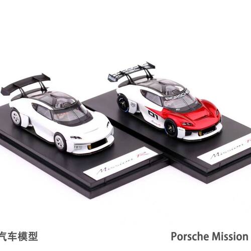 Karium锴睿保时捷Mission R 合金1:64 汽车模型仿真摆件收藏送礼