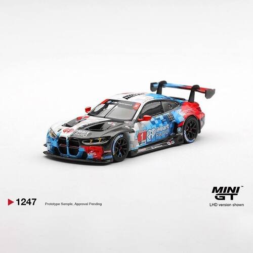 MINI GT 1:64 宝马 BMW M4 GT3 EVO 1号赛车 合金车模 #1247