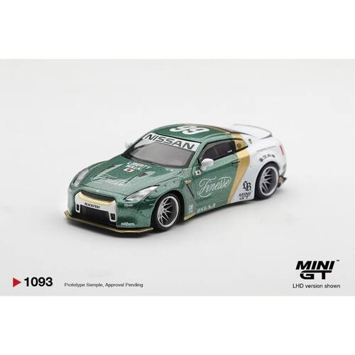 MINIGT 1:64 1093 日产Nissan GT-R (R35)LBWORKS 合金车模