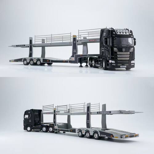 KH GKH 1:64 斯堪尼亚 一拖八轿运车 合金汽车模型