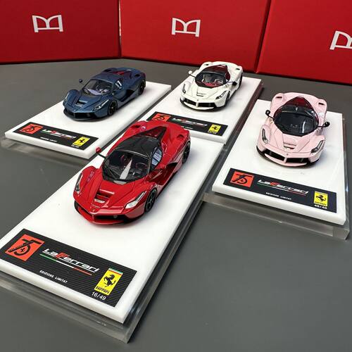 DMH 1:64 法拉利 硬顶 限量版 树脂超跑汽车模型