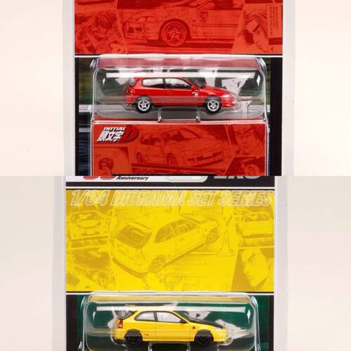 HobbyJapan 1/64 头文字D 30周年纪念版 合金汽车模型