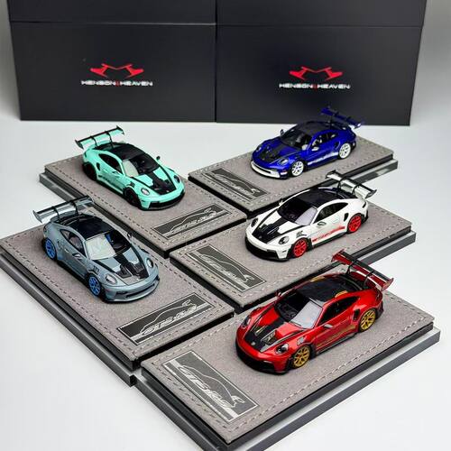 现货 HH Model 1:64 保时捷PORSCHE 992.1 GT3 RS 树脂汽车模型