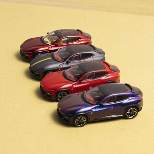现货FM 1:64 法拉利FUV SUV 越野车 合金汽车模型