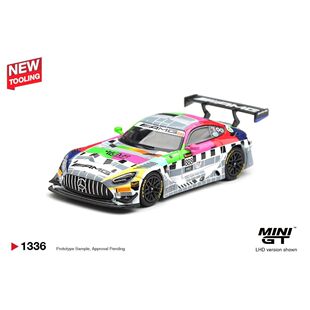 MINIGT#1336 1:64奔驰Mercedes-AMG GT3 #888 电视台涂装合金车模