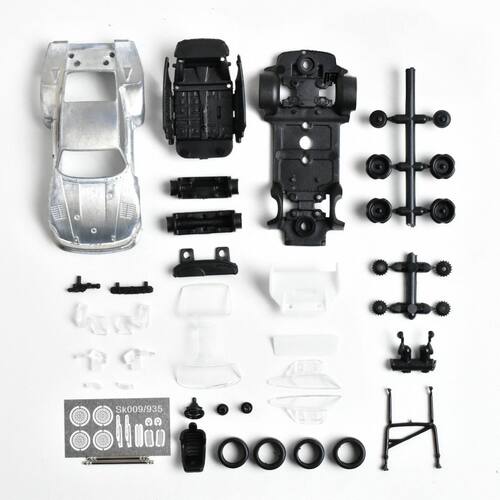 build drive 1:64 保时捷 935 合金汽车模型 拼装 手工 民用